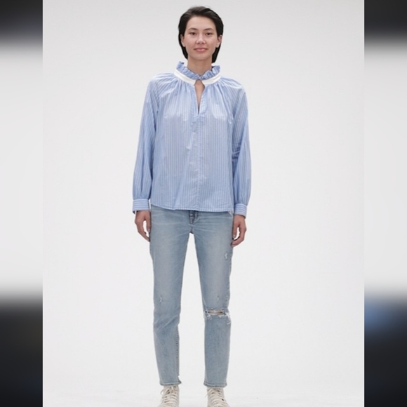 New w/Tags Gap Ruffle Top Size Small - Picture 3 of 10